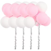 4 Unidades Enfeites De Balão Para Topper Aniversário