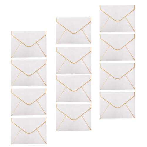 50 Unidades 1 Conjunto De Envelopes De Convite Brancos