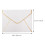 50 Unidades 1 Conjunto De Envelopes De Convite Brancos 8