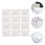50 Unidades 1 Conjunto De Envelopes De Convite Brancos 5