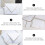 50 Unidades 1 Conjunto De Envelopes De Convite Brancos 11