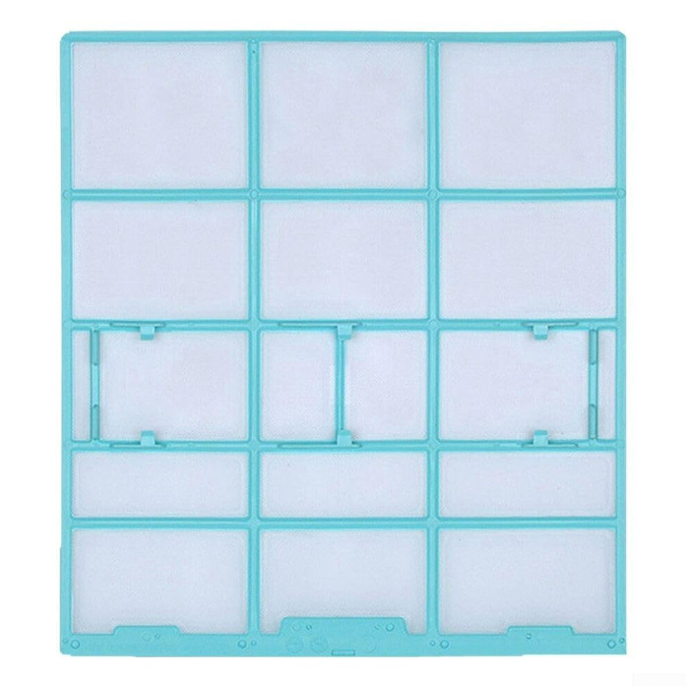 Air Conditioner Dustproof Filter Screen 2Pcs, Hanging Indoor Unit Air Outlet Cover, Plastic Mesh Dust Filter 25.3 X 28 Cm 9084446416930