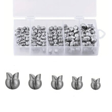 Fishing Weights 100-Piece Small Split Shot Weights For Carp Sea Fishing River Saltwater Freshwater 0.5g 0.8g 1g 1.5g 2g