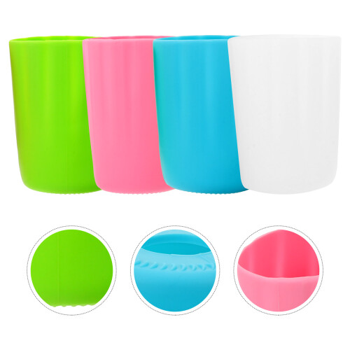 4 Unidades Protetora De Silicone Para Garrafas E 2