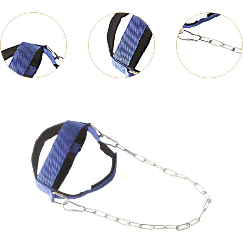 Adjustable Head Neck Harness For Weight Training With Metal Loop Strength Training Equipment For Athletes 1