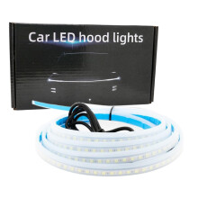 Hood Gap LED Light Model E For Trucks, White, Waterproof, Turn Signal, Decorative Light Strips, Engine Cover Decoration
