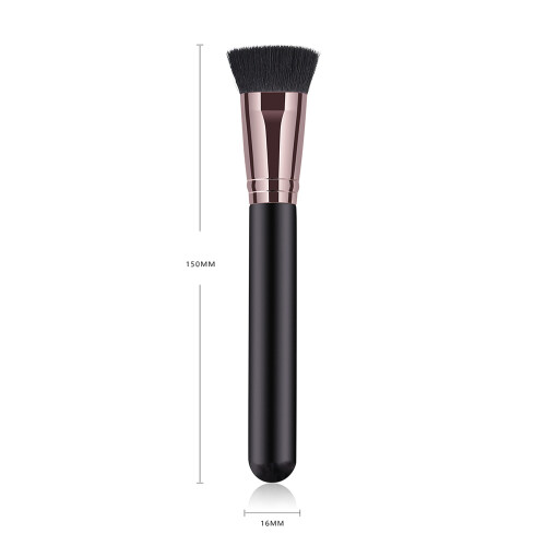 Pincel Para Base De Maquillaje Plano Con Sintéticas 1