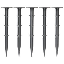 50 Unidades Soportes De Plástico Para Con Clavos