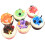6 Unidades De Falsos De Cupcake Decoração Simulada 1