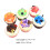 6 Unidades De Falsos De Cupcake Decoração Simulada 9