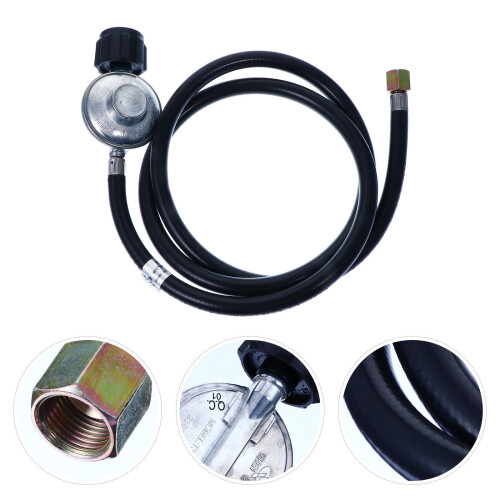 Adaptador De Regulador De Gás Propano Com Válvula E 1,5 M 1
