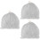 3Pcs Chapéu Sauna Banho Chuveiro Coral 8