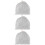 3Pcs Chapéu Sauna Banho Chuveiro Coral 10