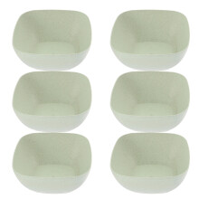 1 Set 6Stk Weizenstroh Schalen Praktische Salatschalen Umweltfreundlich