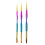 3Pcs Nail Art Pens Copper Nylon Fine Brush Assorted Use 4
