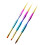 3Pcs Nail Art Pens Copper Nylon Fine Brush Assorted Use 5