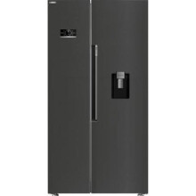 Beko ASD2442VPZ HarvestFresh 91cm Frost Free American Fridge Freezer Black