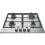 Hotpoint Hotpoint PPH60PFIXUK 59cm Gas Hob - Silver 4
