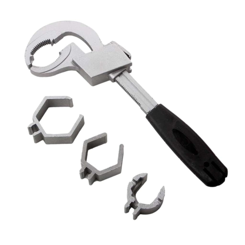 Universal Adjustable Wrench Aluminium Alloy Open End Spanner, Multifunction Bathroom Wrench, Bathroom Repair Hand Tool 9084446417975