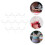 20 Stuks Rendiergewei Cakeprikkers Kerst Cupcake Decoratie 2