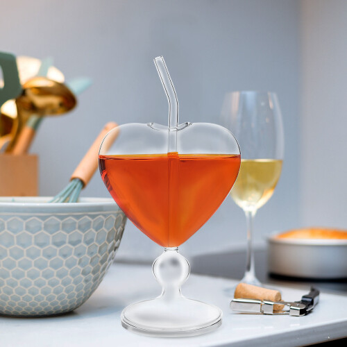 2 Unidades Para Cocktail De Com Palhinhas 2