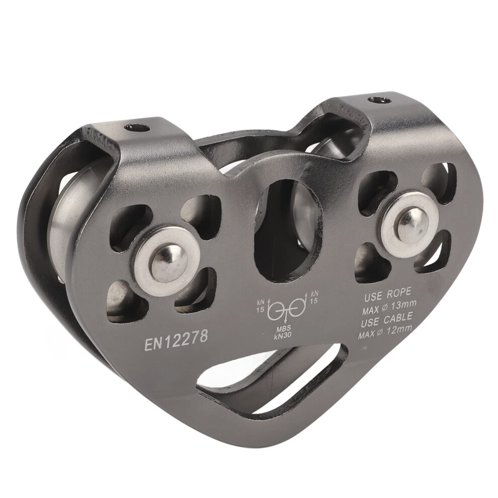 Rope Pulley, High-Strength Aluminum Climbing Gear For Mountaineering, Aluminum Rope Pulley, Rigging Pulley 9084446418057