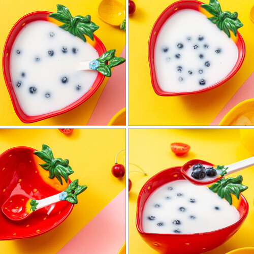 Creative Bowl Para Ensalada Cerámico Para Niños 1