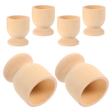 6Pcs - De Madeira Para De Páscoa E Artesanato