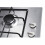 CDA 58cm 4 burner gas hob : side control : Stainless Steel 6