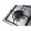 CDA 58cm 4 burner gas hob : side control : Stainless Steel 5