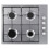 CDA 58cm 4 burner gas hob : side control : Stainless Steel 3