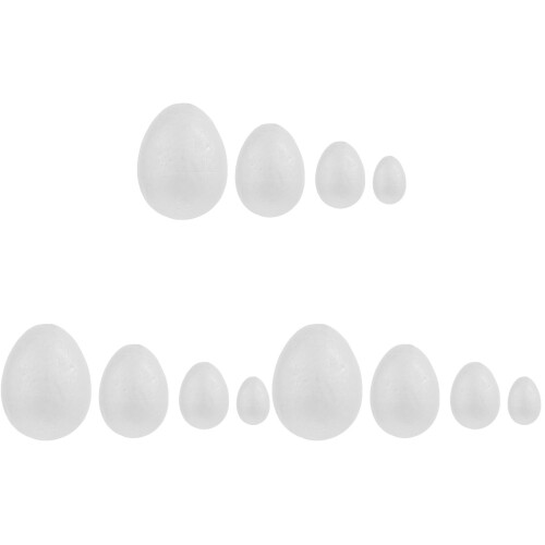 72 Pcs  Diy Painting Eggs Solid Egg Easter Supplies For Kids Children 1
