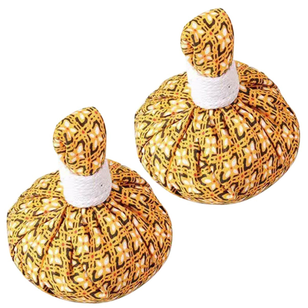 Moxibustion Massage Balls 2-Pack Ergonomic Design For Heat Therapy Sore Muscles