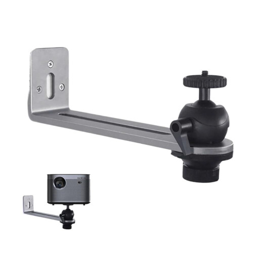 Projector Mount Wall Mount Aluminium Alloy Bracket Multi-Angle Adjustable Compatible With Most Projectors