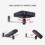 Projector Mount Wall Mount Aluminium Alloy Bracket Multi-Angle Adjustable Compatible With Most Projectors 4