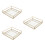3Stk Dekoratives Tablett Schminkorganizer Schmuck Halter 4