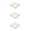 3Stk Dekoratives Tablett Schminkorganizer Schmuck Halter 10