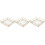 3Stk Dekoratives Tablett Schminkorganizer Schmuck Halter 5