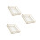 3Stk Dekoratives Tablett Schminkorganizer Schmuck Halter 6