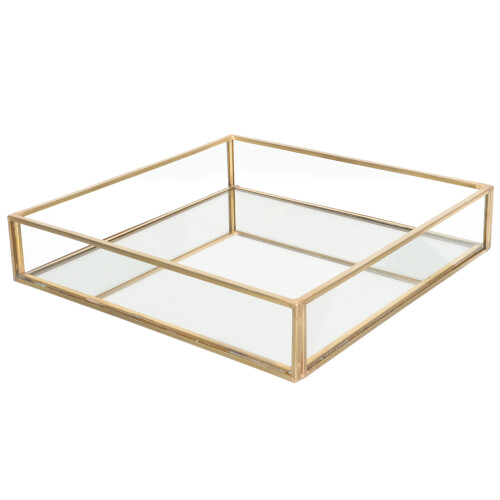 3Stk Dekoratives Tablett Schminkorganizer Schmuck Halter 2