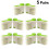 5 Pares Manual Ajustable 5 Capas Para Pastel Pan Verde 8