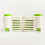 5 Pares Manual Ajustable 5 Capas Para Pastel Pan Verde 4