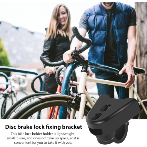 Handlebar Lock Mount Portable Lock Frame, Lightweight Frame Mounting Kit, Multifunctional Lock Holder, Bike Lock Bracket 1