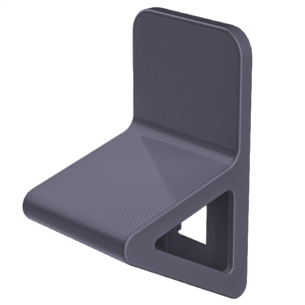 Black Shower Shaving Foot Rest Triangular Stable Shower Step Pedal - Non-Slip Pedicure Foot Rest For Shaving Legs,