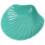 Bowl Forma Concha Verde Para Cocina Hogar 1