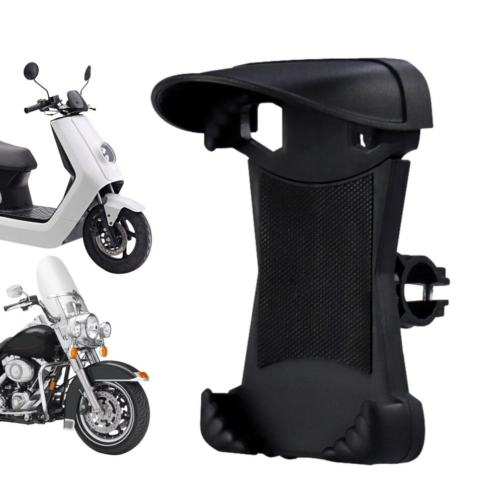 Motorcycle Phone Mount Shockproof Weather Cover Adjustable Clamp Lock Handlebar Holder Rotating Sun Shield Smartphones 9016109412546