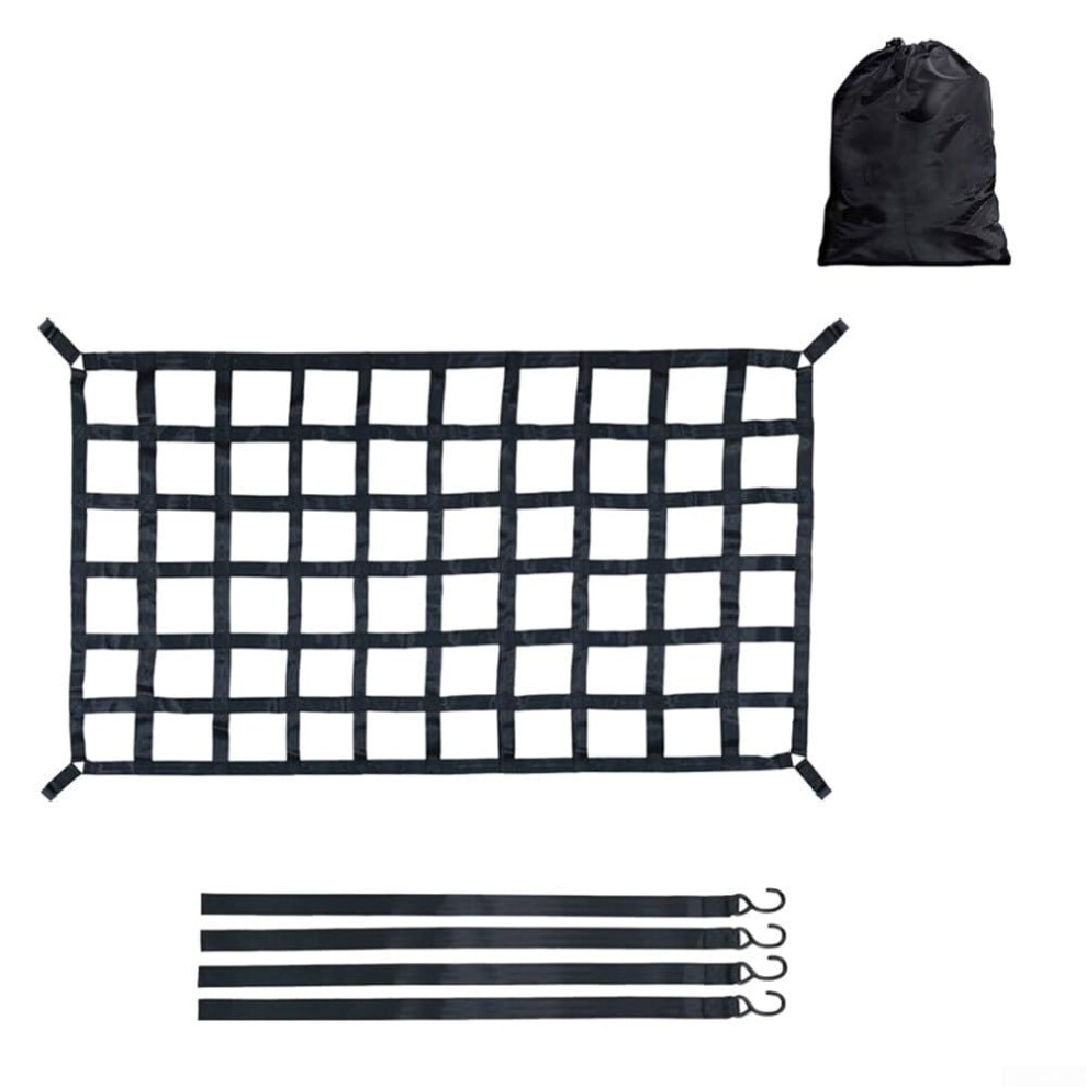 Adjustable Cargo Net For Secure Transport Size 208 X 127 Cm Material And Strong Grip-image-OPC-PM7SY6Y-NEW