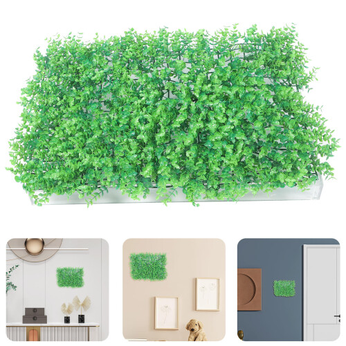 Fond Décoratif En Feuille Verte Pour Mural Topiaire 2