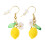 Simple Citrus Pendant Ear Accessories Modern Dangle Ear Rings 1