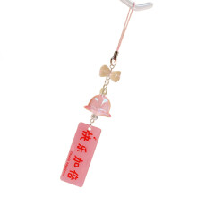 Elegant Phone Charm Quality Bag Pendant Keychain Backpack-Pink